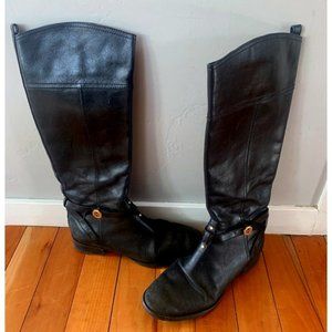 Black Tory Burch Riding Boot, Size 10.5